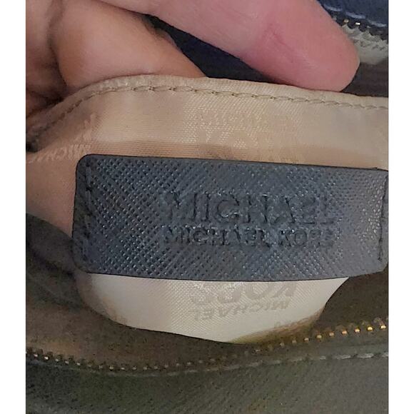 Michael Kors Satter Calf Navy Leather Small Satchel (35S5GSAS1L) & wallet - Picture 5 of 11